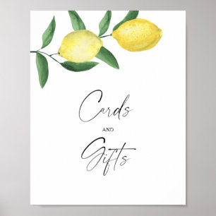 Póster Cítrico - Tarjetas y regalos