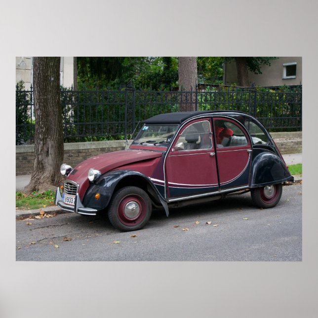 Póster Citroen 2 CV Charleston (Frente)