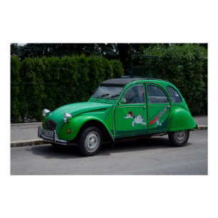 Póster Citroen 2 CV Sauss Ente