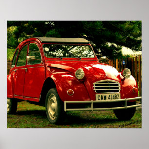 Póster Citroën 2CV