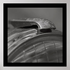 Póster Citroen 2cv Afiche clásico vintage, diseño retro