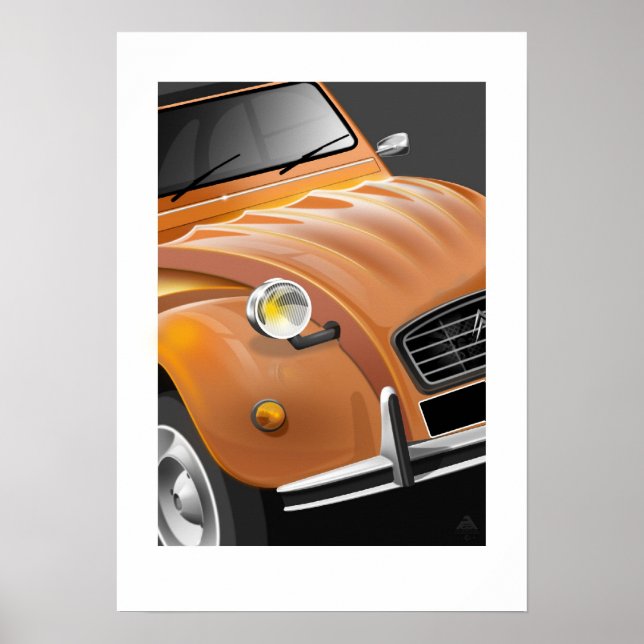 Póster Citroen 2CV Poster (Frente)