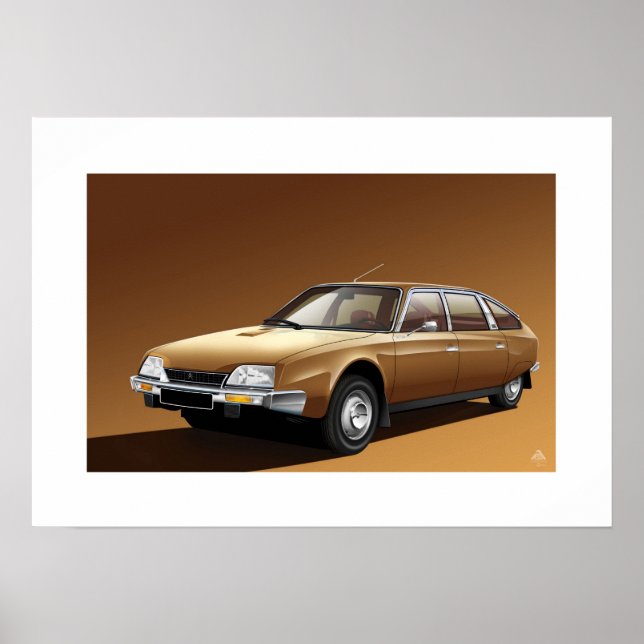 Póster Citroen CX 2000 (Frente)