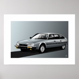 Póster Citroen CX GTI Poster