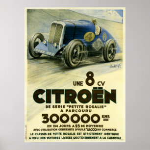 Póster Citroen fija un poster del expediente de la