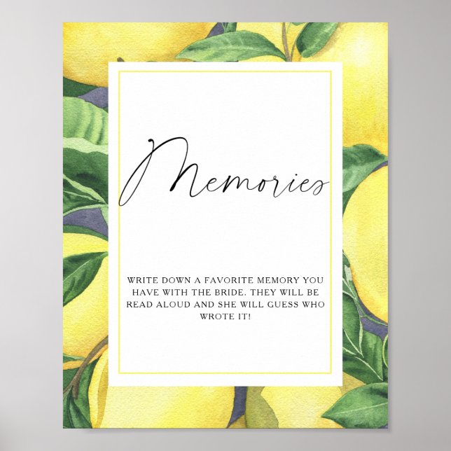 Póster Citrus - recuerdos con la novia (Frente)