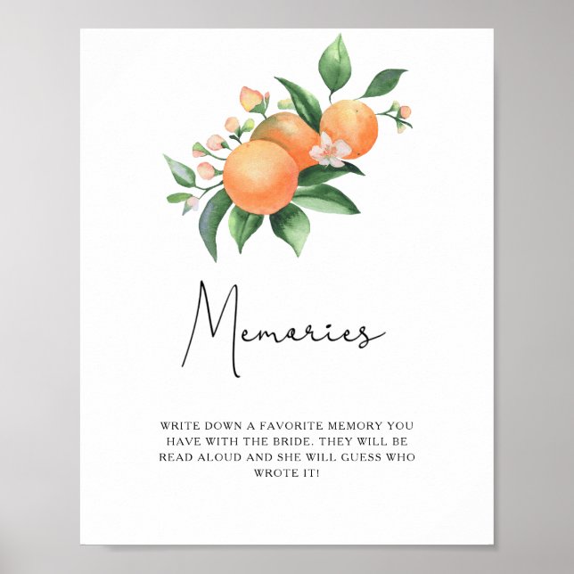 Póster Citrus - recuerdos con la novia (Frente)