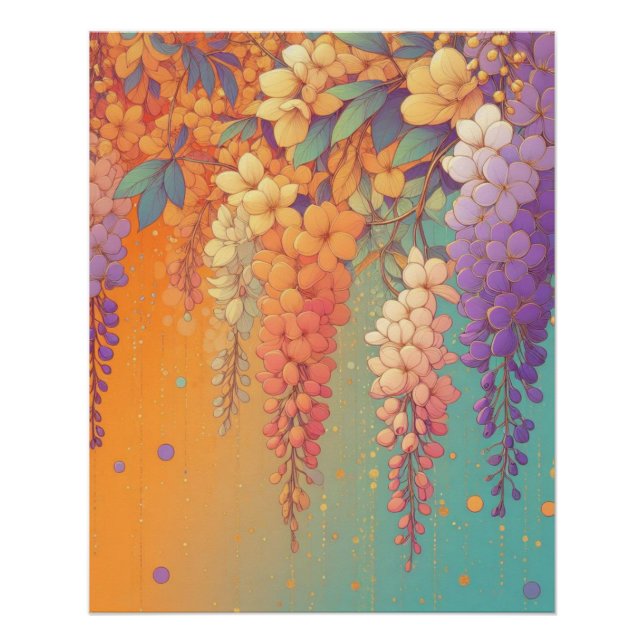 Póster Citrus Sunset Wisteria (Anverso)