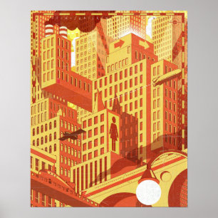 Póster City Bridge