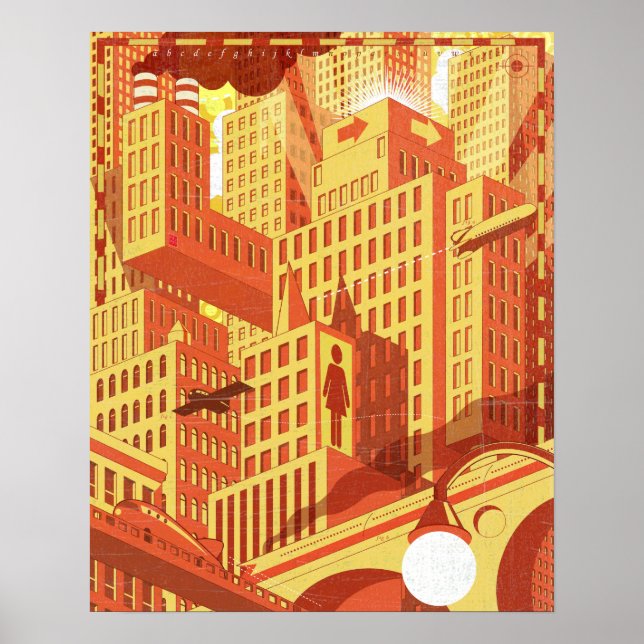 Póster City Bridge (Frente)