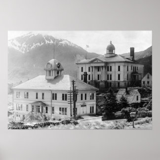 Póster City Hall and Courthouse in Juneau
