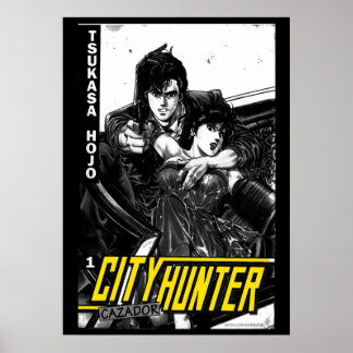 Póster City Hunter Vintage 80