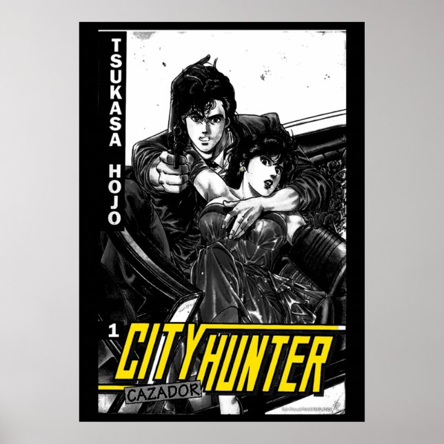 Póster City Hunter Vintage 80 (Frente)