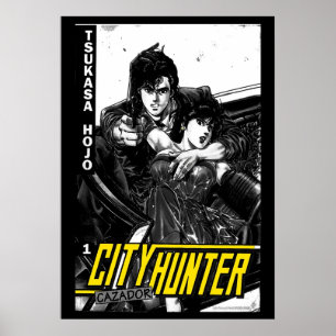 Póster City Hunter Vintage 80