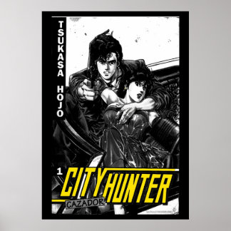 Póster City Hunter Vintage 80