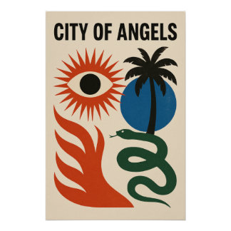 Póster City of Angels – Surréalisme Pop 