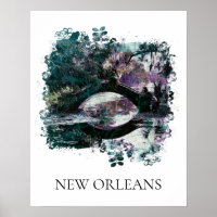 *~* City Park New Orleans Bridge Art Painting