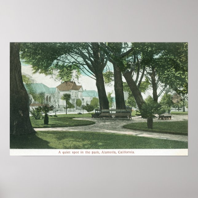 Póster City Park ViewAlameda, CA (Frente)