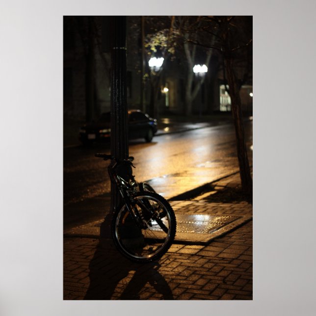 Póster City street at  night (Frente)