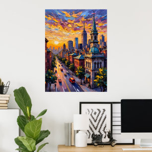 Póster City Sunset