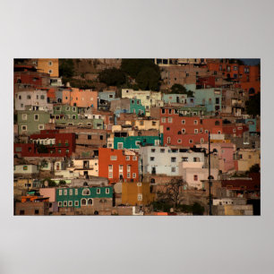 Póster Cityscape Of Guanajuato, Mexico