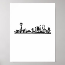 Póster Cityscapes: Seattle