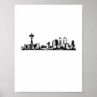 Póster Cityscapes: Seattle
