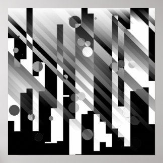 Póster Ciudad abstracta