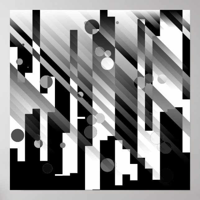 Póster Ciudad abstracta (Frente)