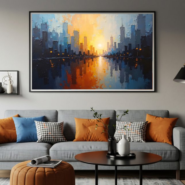 Póster Ciudad al atardecer (Subido por el creador)