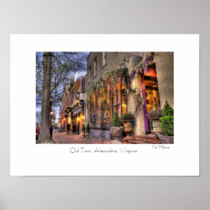 Póster Ciudad antigua, Alejandría, VA