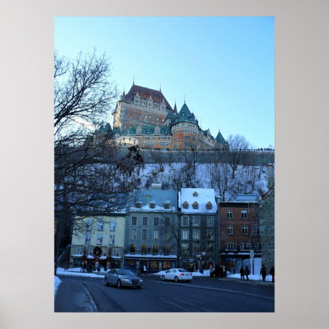 Póster Ciudad Antigua de Quebec, Quebec, Canadá (Frente)