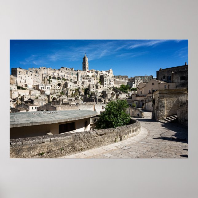 Póster Ciudad antigua de Sassi di Matera (Frente)