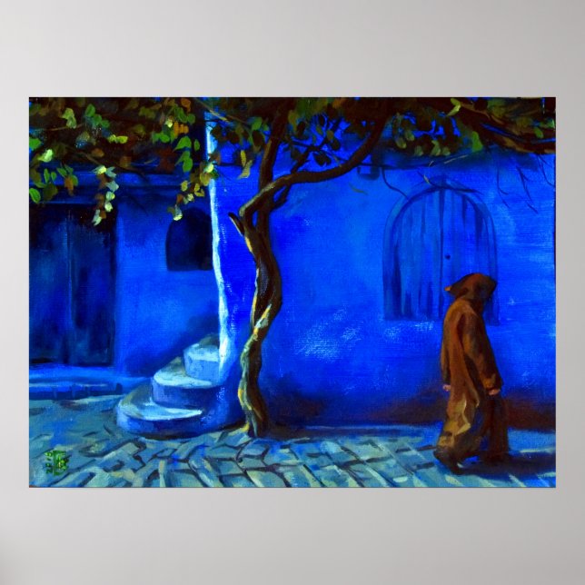 Póster Ciudad azul (Frente)