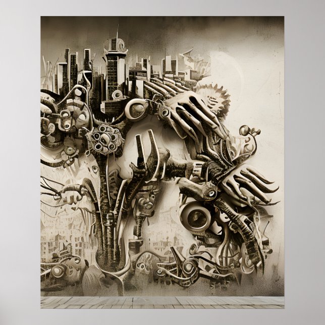 Póster Ciudad biomecánica (Frente)