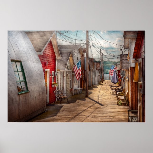 Póster Ciudad - Canandaigua, NY - Shanty town (Frente)