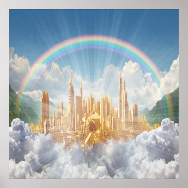 Póster Ciudad Celestial (Frente)