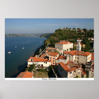 Póster Ciudad costera