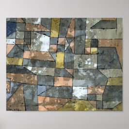 Póster Ciudad de Alemania del Norte : Paul Klee 1930