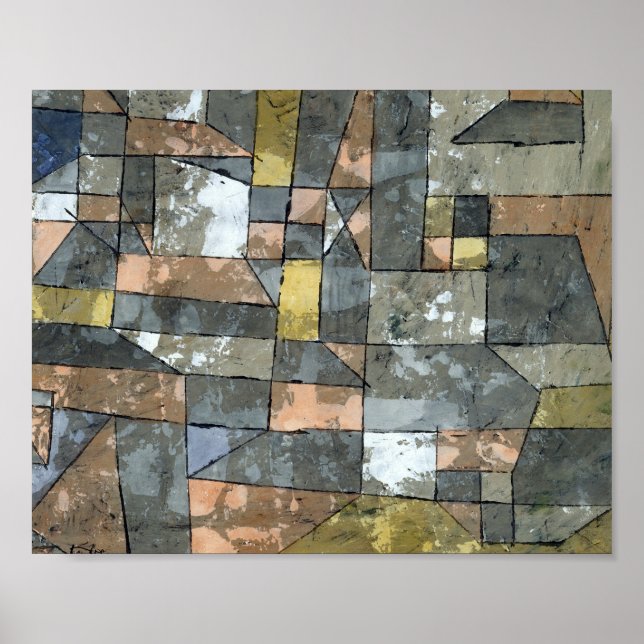 Póster Ciudad de Alemania del Norte : Paul Klee 1930 (Frente)