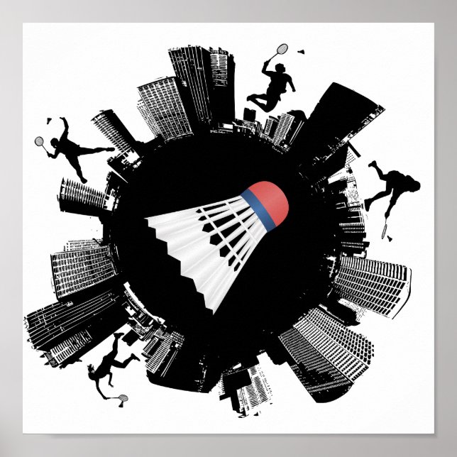 Póster Ciudad de Badminton (Frente)