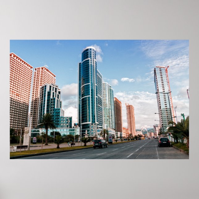 Póster Ciudad de Batumi Georgia (Frente)