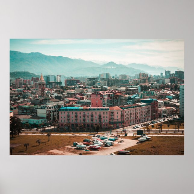 Póster Ciudad de Batumi Georgia (Frente)
