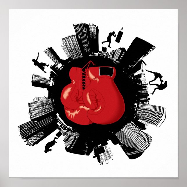 Póster Ciudad de Boxeo (Frente)