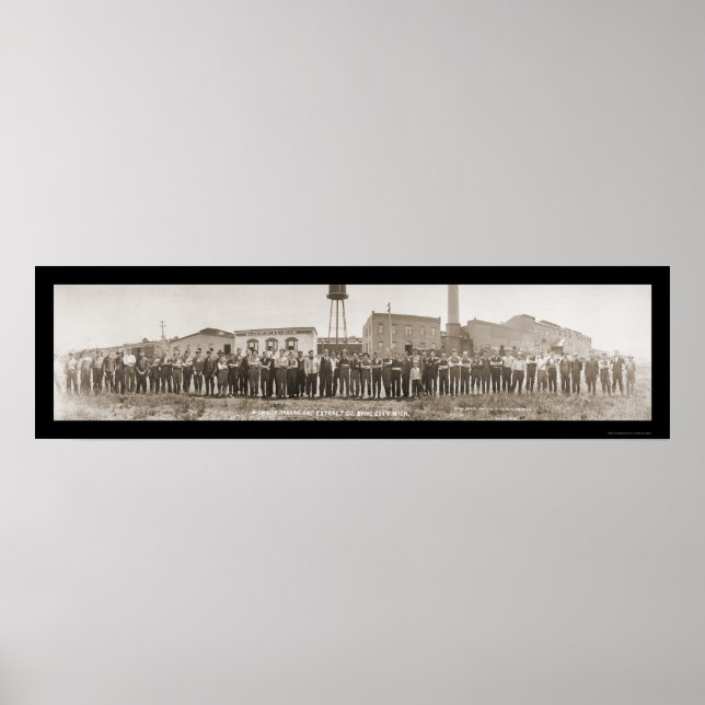 Póster Ciudad de Boyne, MI Tanning Photo 1913 (Frente)