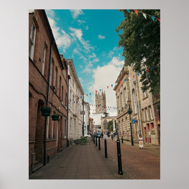 Póster Ciudad de campo inglesa (Frente)
