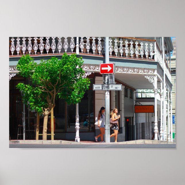 Póster Ciudad de Ciudad del Cabo Arquitectura Ciudad de S (Frente)