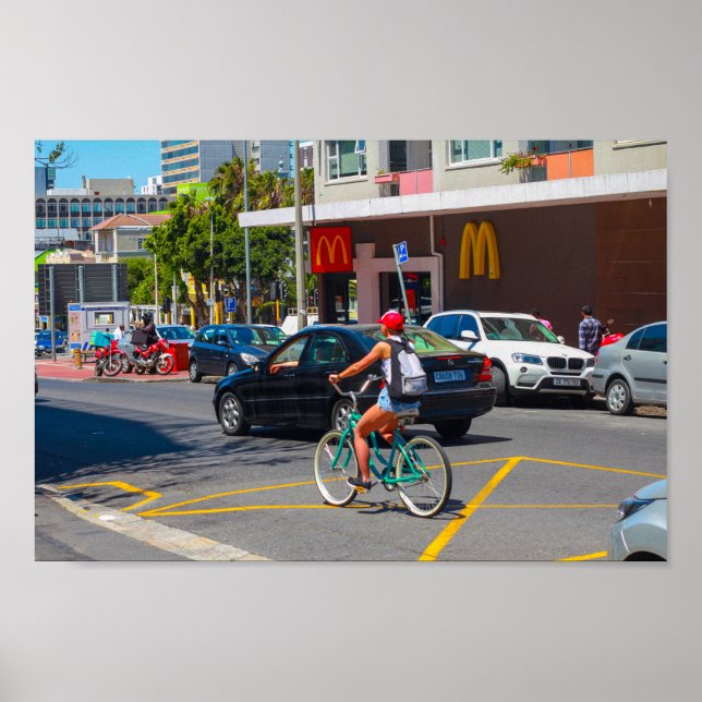 Póster Ciudad de Ciudad del Cabo Arquitectura Ciudad de S (Frente)