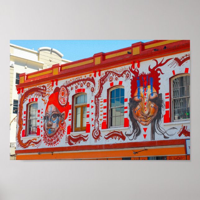 Póster Ciudad de Ciudad del Cabo Arquitectura Ciudad de S (Frente)