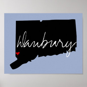 Póster Ciudad de Connecticut